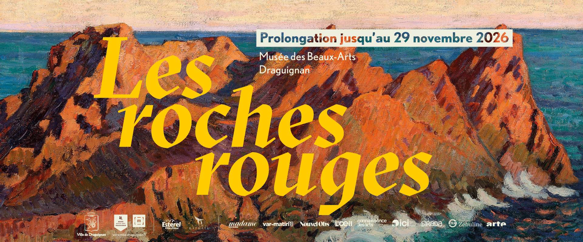 Programme de l'exposition Les roches rouges au MBA Draguignan Programme de l'exposition Les roches rouges au MBA Draguignan