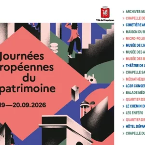Journées européennes du patrimoine 2026 au MBA